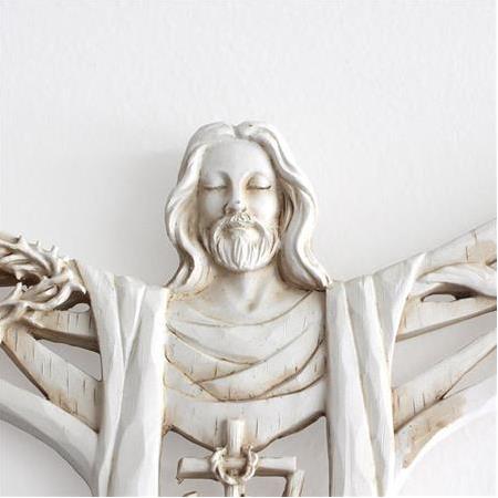 Polyester Dekoratif Jesus Haç Duvar Dekoru
